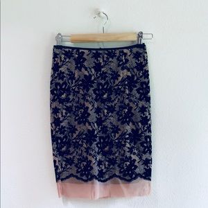 Zara basic pencil skirt.